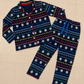 Premium Full Sleeve Night Suit -  Navy blue