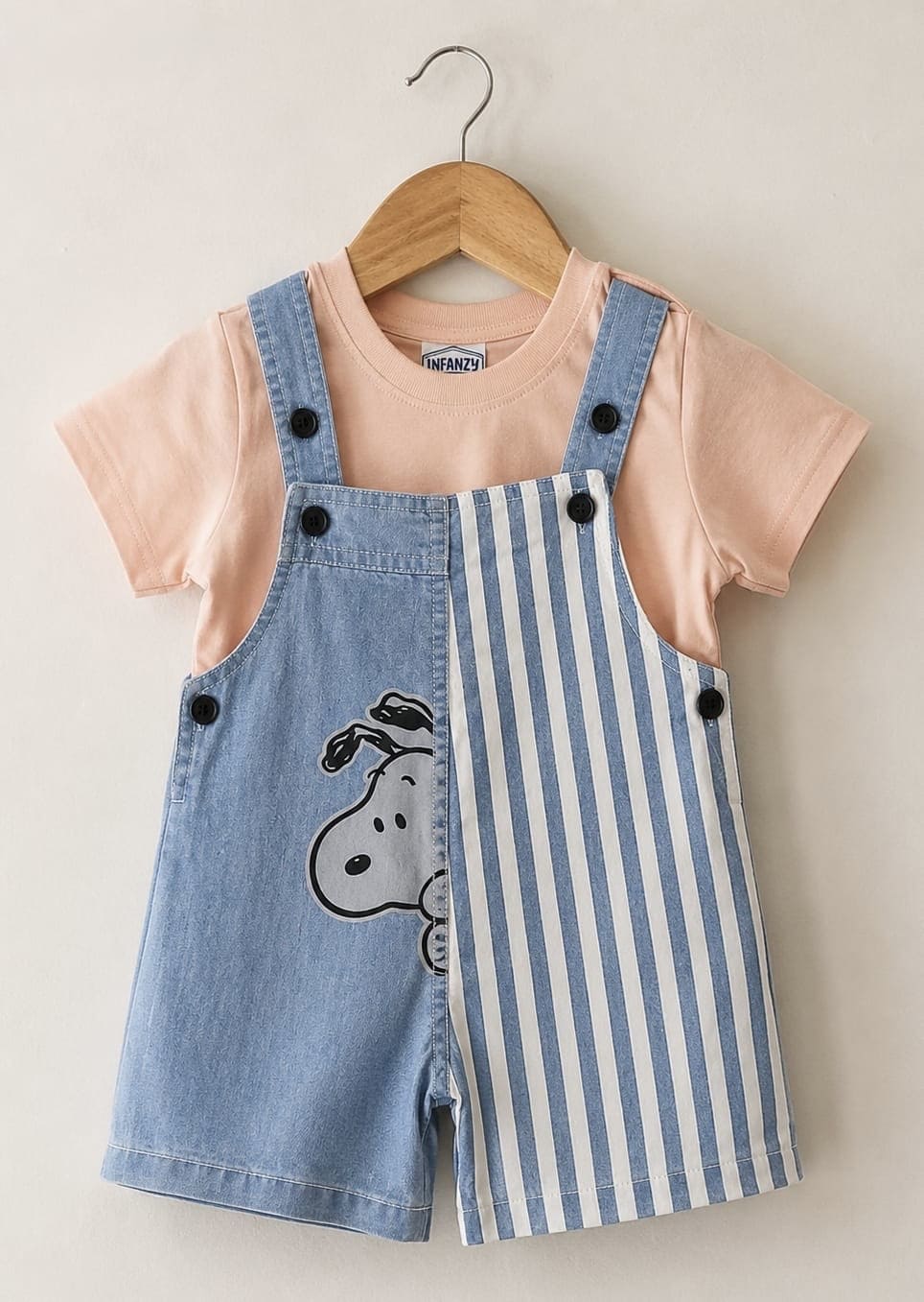 Denim Dungaree Set