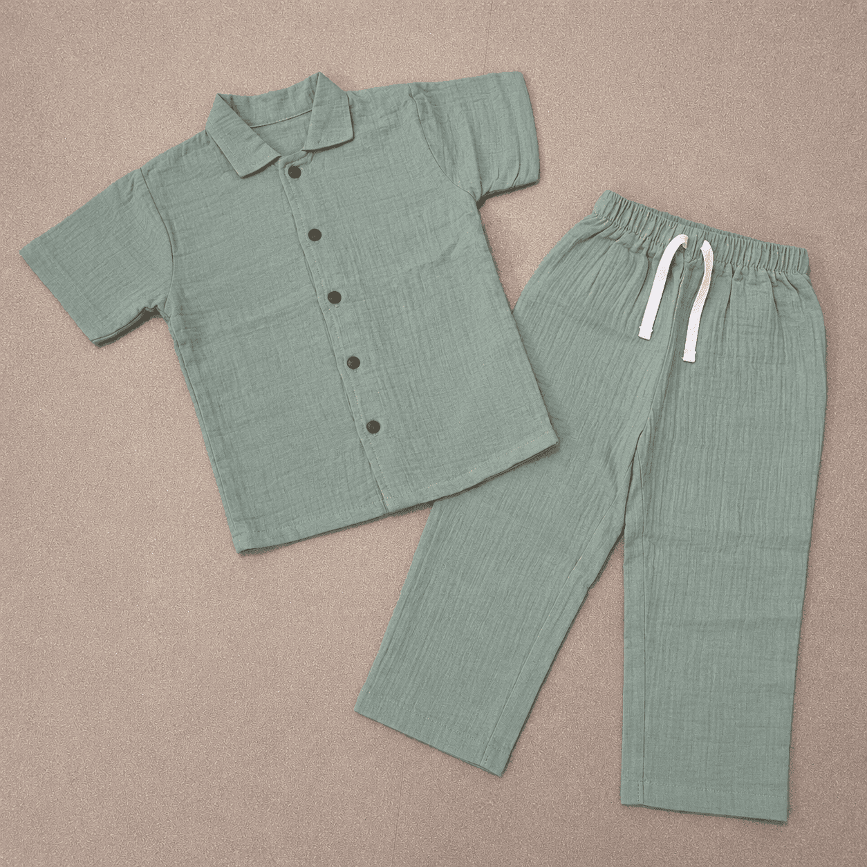 Premium Muslin Co-ord Set for Boys with Pant