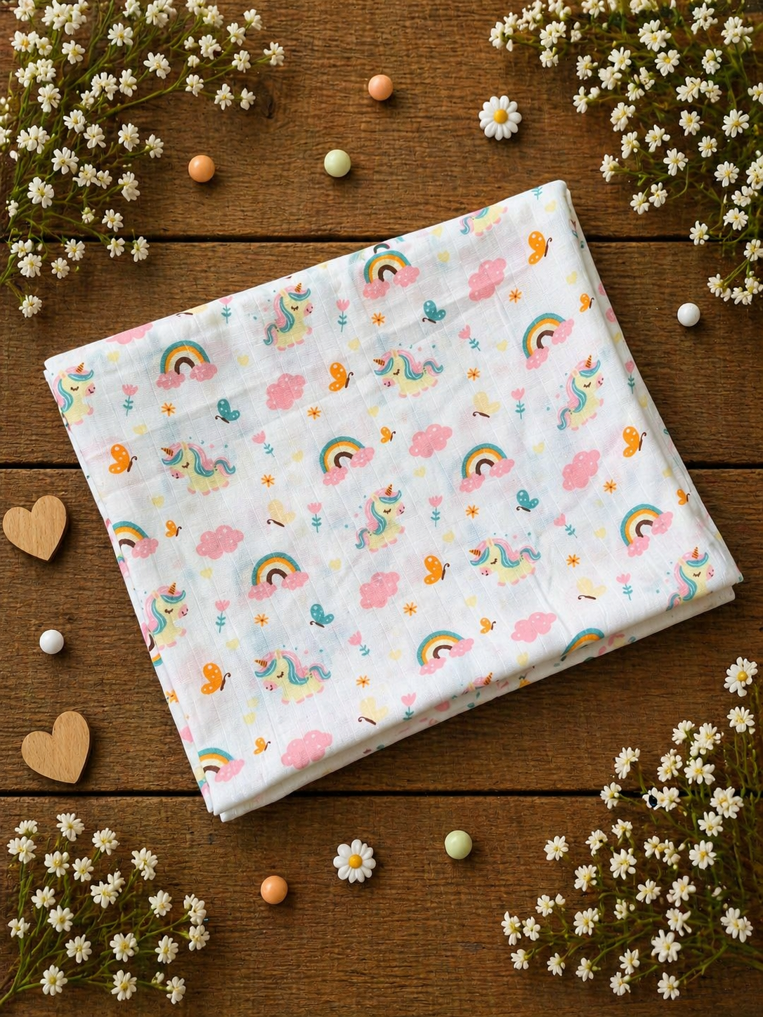Muslin Bath Towel - Unicorn