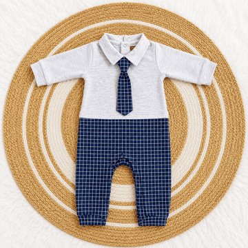 Fancy Baby Boy Romper