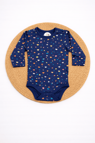 Onesies- Navy Blue Heart