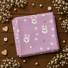 Muslin Bath Towel - Lilac Bunny