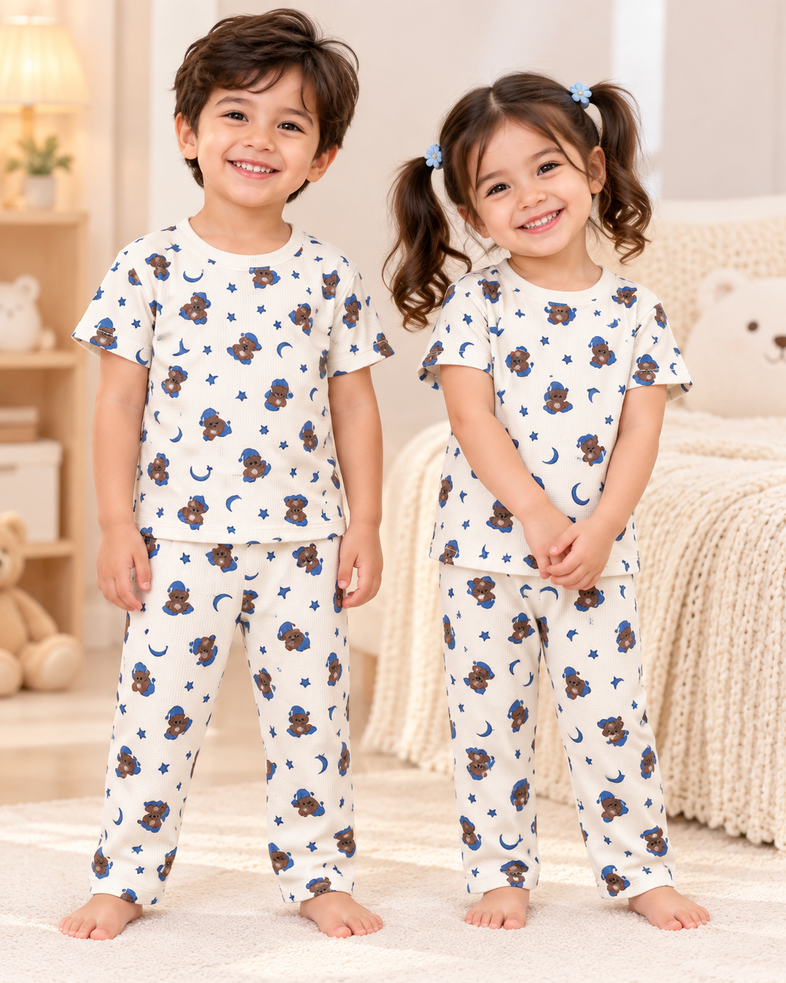 Kids Half Sleeve Co-ords - Buy 4 for 999₹