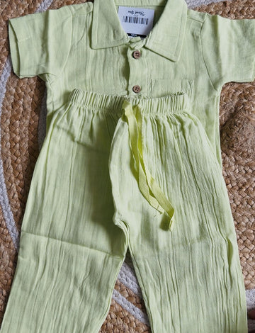 Premium Muslin Pant Set