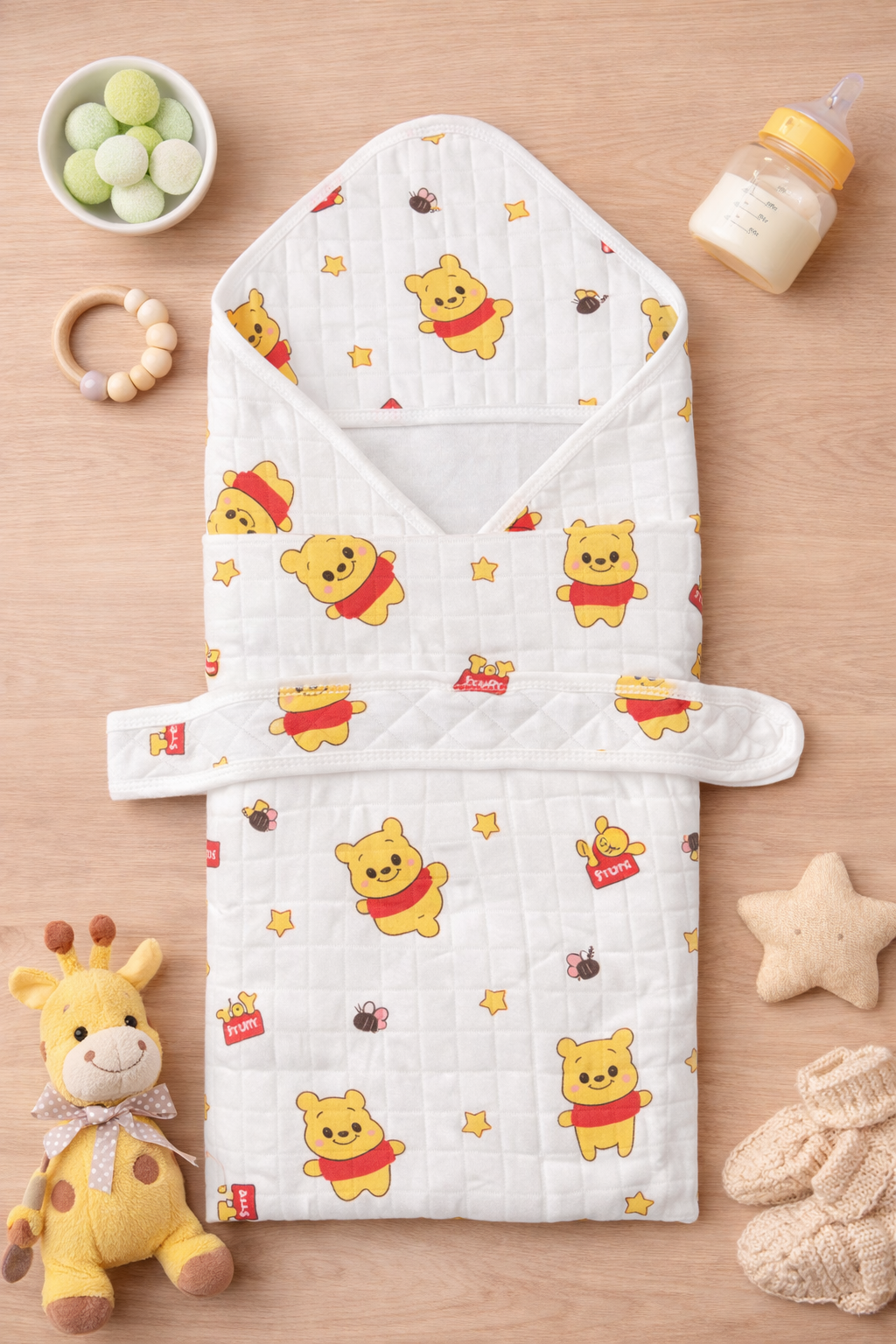 4-Layer Muslin Hooded Towel - Toy Story Phoo