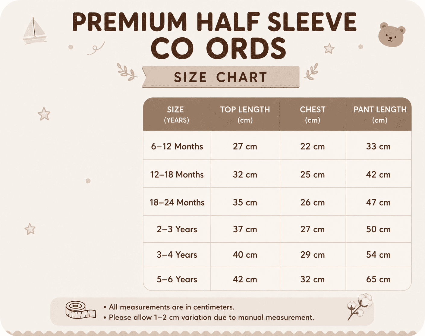 Half Sleeve Co-ords