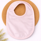 Baby Bib - Pink With White Dot