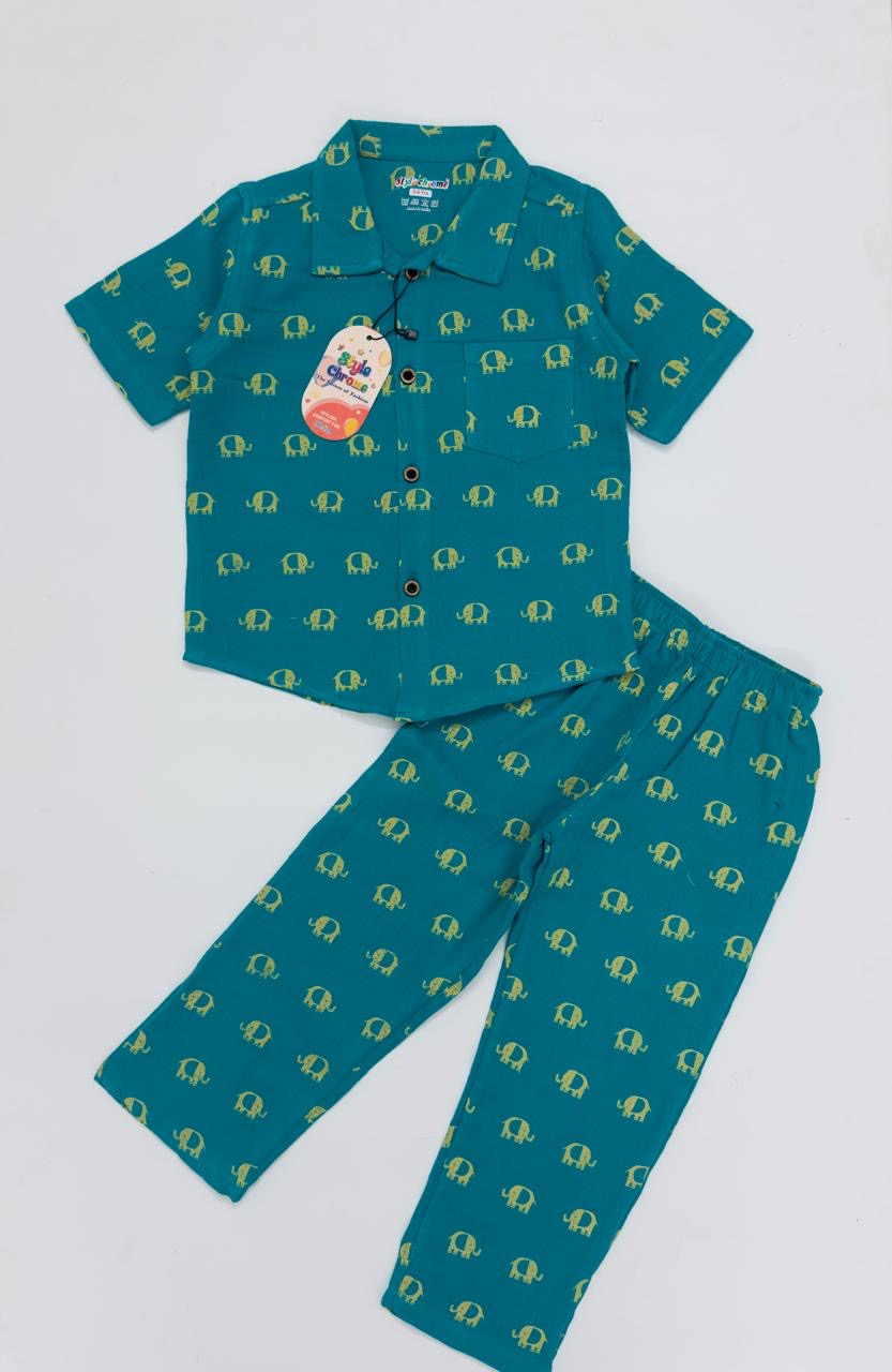 Premium 2-Layer Muslin Shirt & Pant Set - Buy 3 for 1299₹