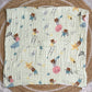 Muslin 6 Layer Bath Towel-     Teddy in Space