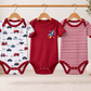 3 Piece Onesies Set Soft Cotton