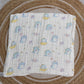 Muslin 6 Layer Bath Towel- Baby Dino