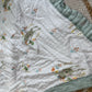 Muslin Receiving Blanket - Elephant Garden