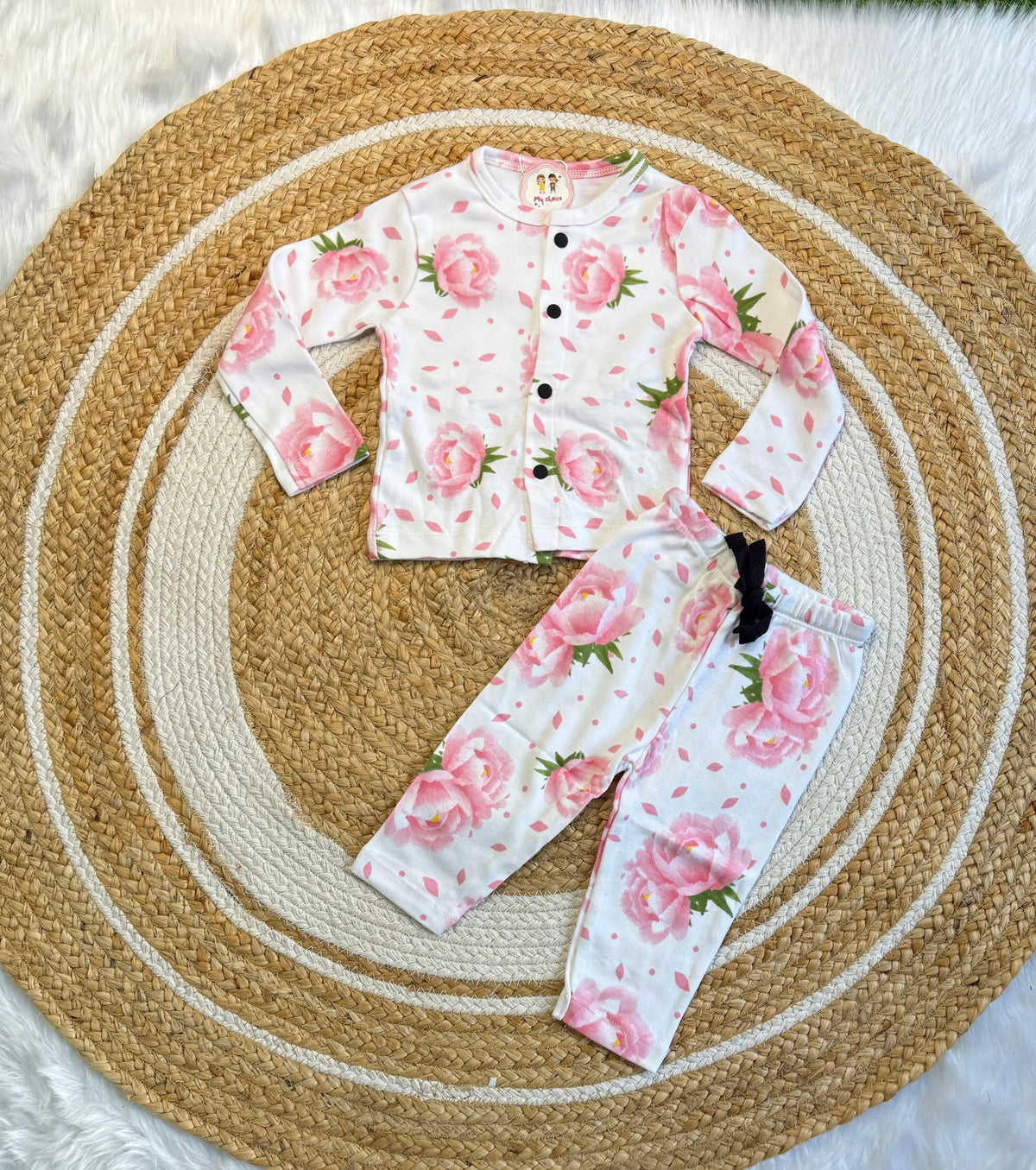 Button Full Sleeve Co-ords Set
