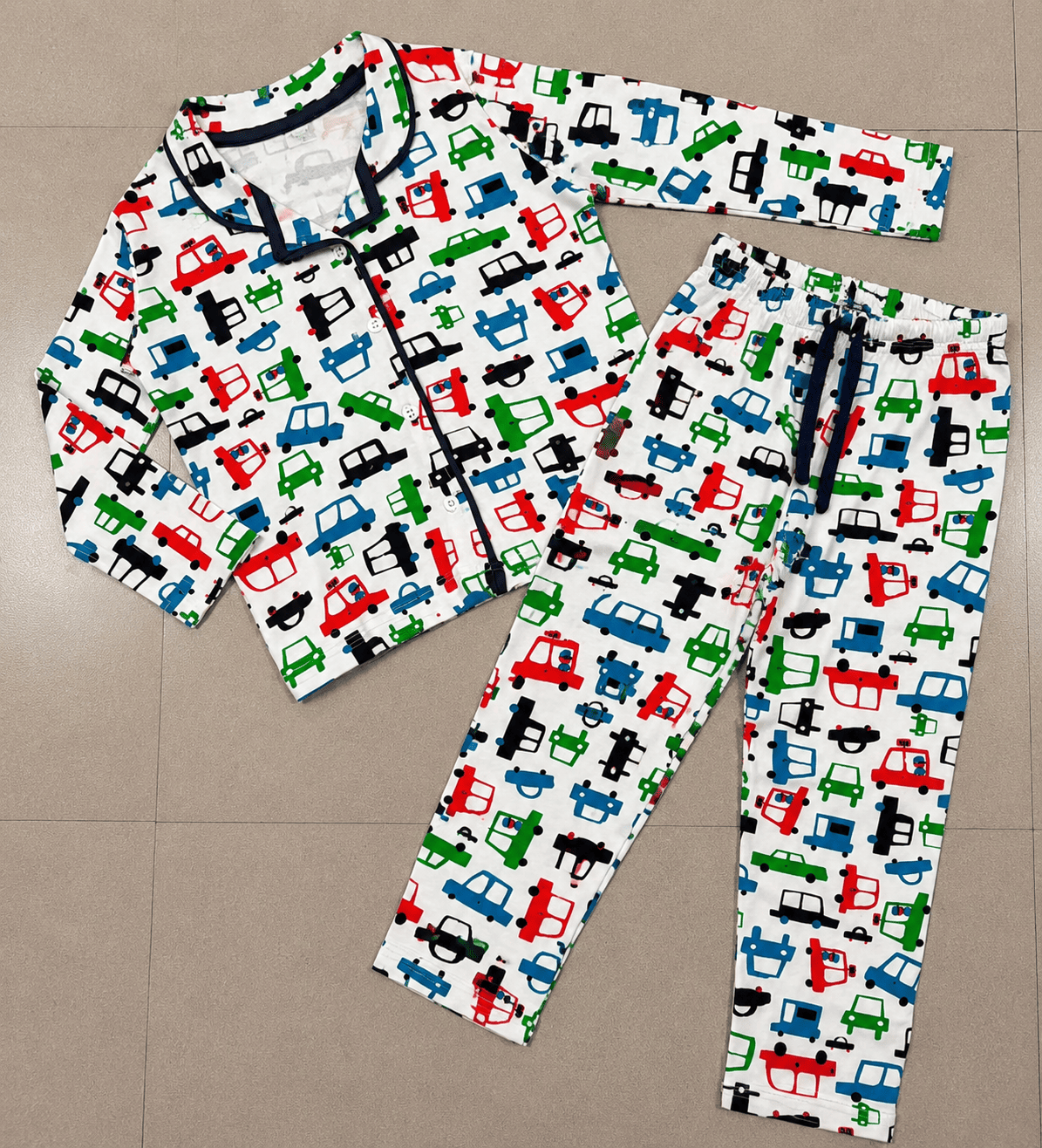 Premium Full Sleeve Night Suit - Car