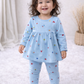 Frock with Legging Co-ord Set Infant - Blue Butterfly