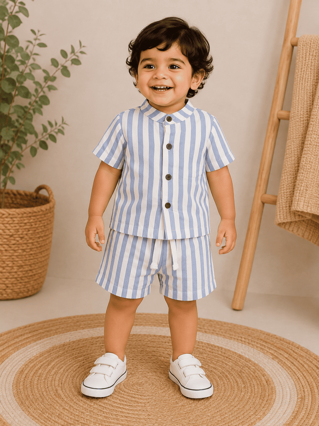 Premium Muslin Co-Ord Set for Boys