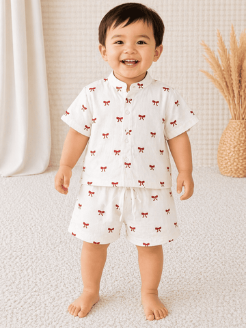 Premium Muslin Co-Ord Set for Boys