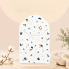 Muslin 2 layer Hooded Towel- Crane