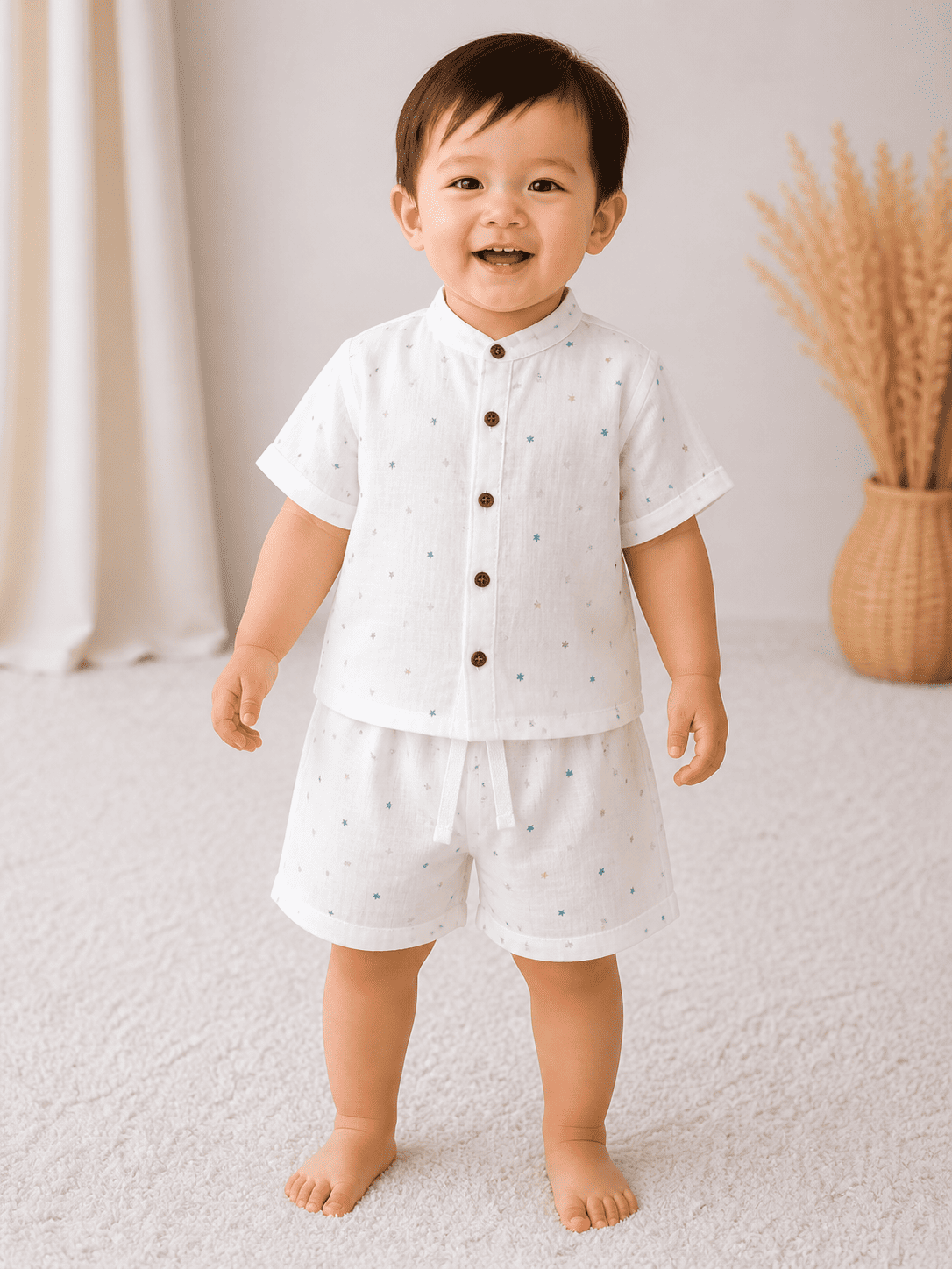 Premium Muslin Co-Ord Set for Boys