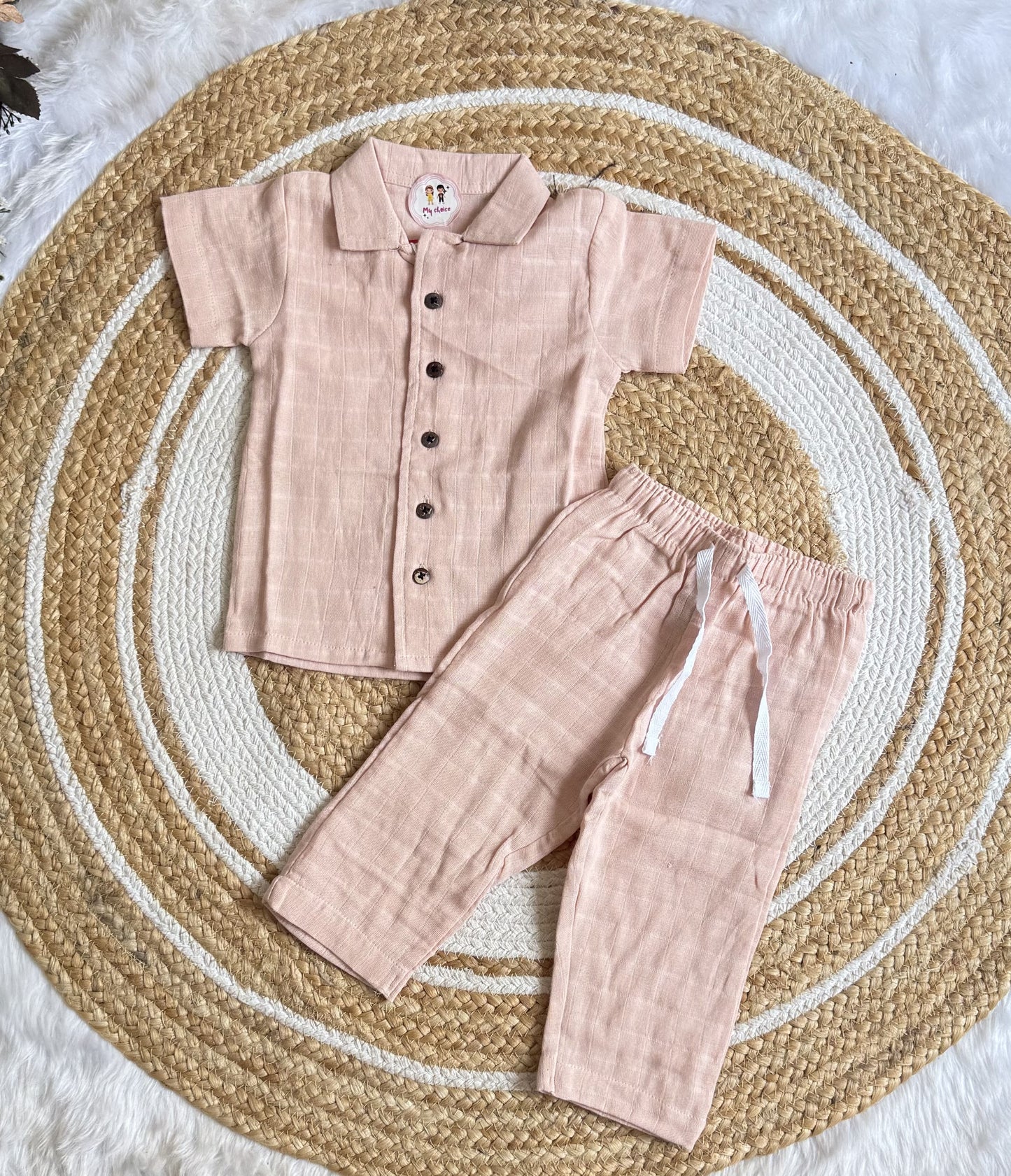 Premium Muslin Co-ord Set for Boys with Pant