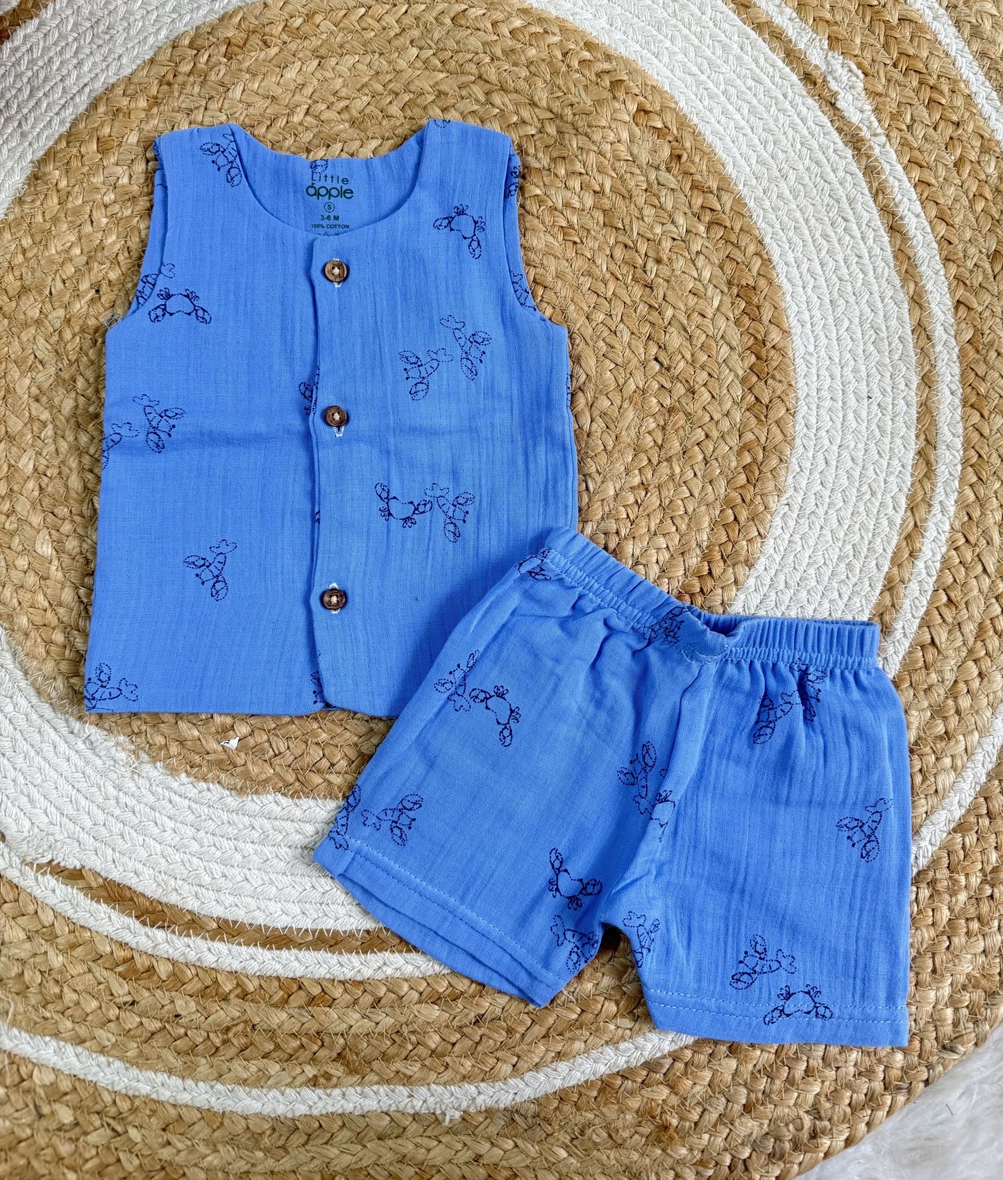 Premium Muslin Double Cloth Sleeveless Sets