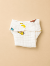 Crinkled Muslin Velcro Nappy