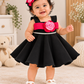 Premium Scuba Frock - Black