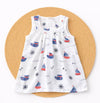Muslin Frock With Back Zip