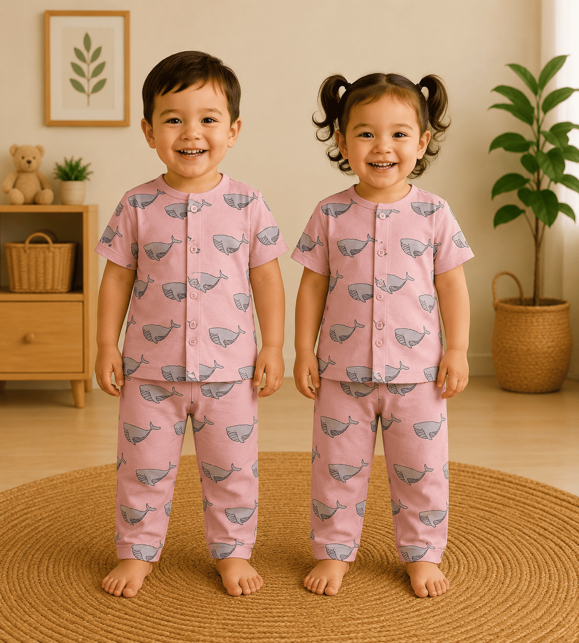 Kids Premium Cotton Night Suit