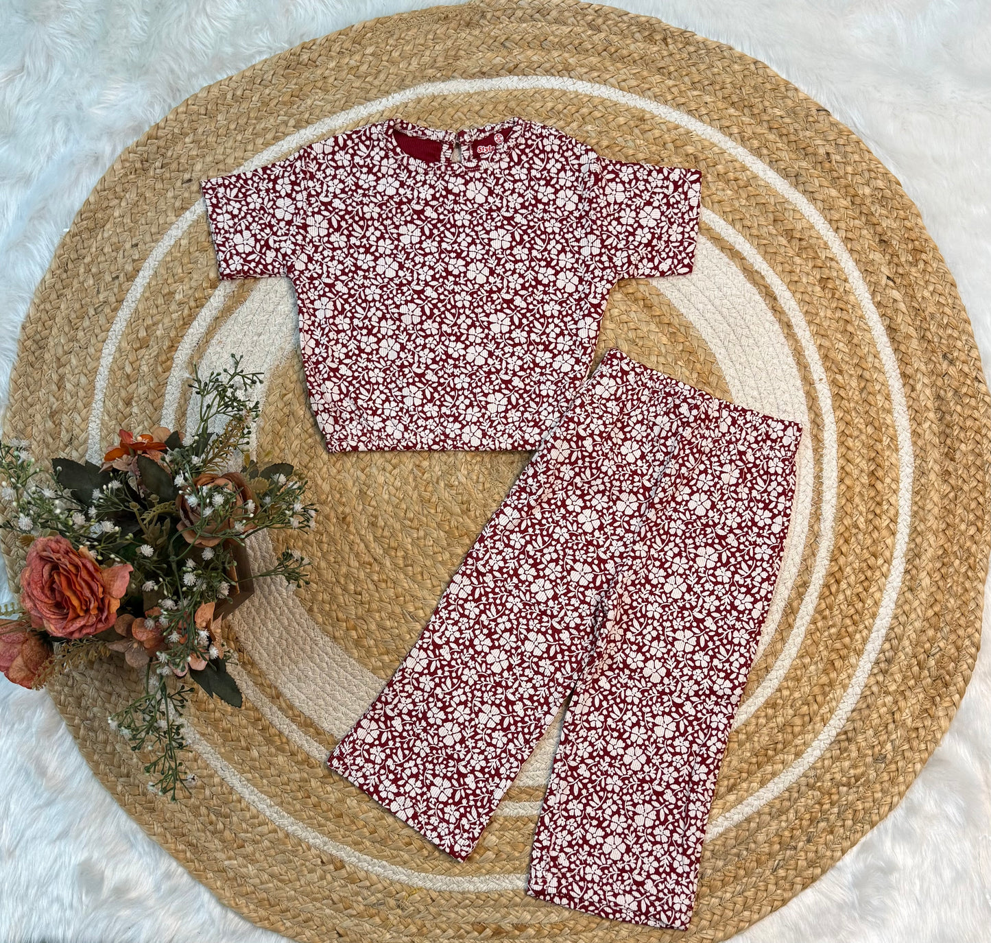 Girls Ribbed Co-ords Set