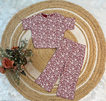 Girls Ribbed Co-ords Set