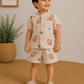 Premium Muslin Co-Ord Set - Sandal Rocket