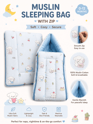 Muslin Carry Nest With Zip