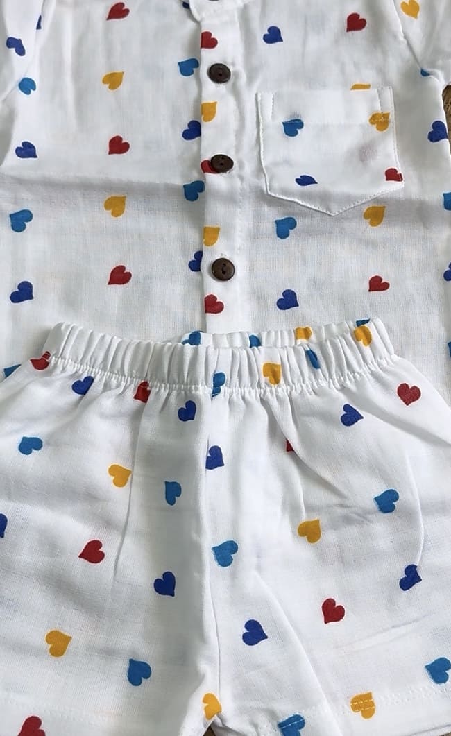 Premium Muslin Co-Ord Set for Boys