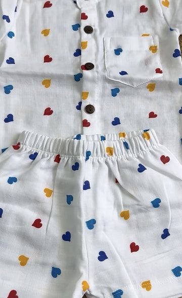 Premium Muslin Co-Ord Set for Boys