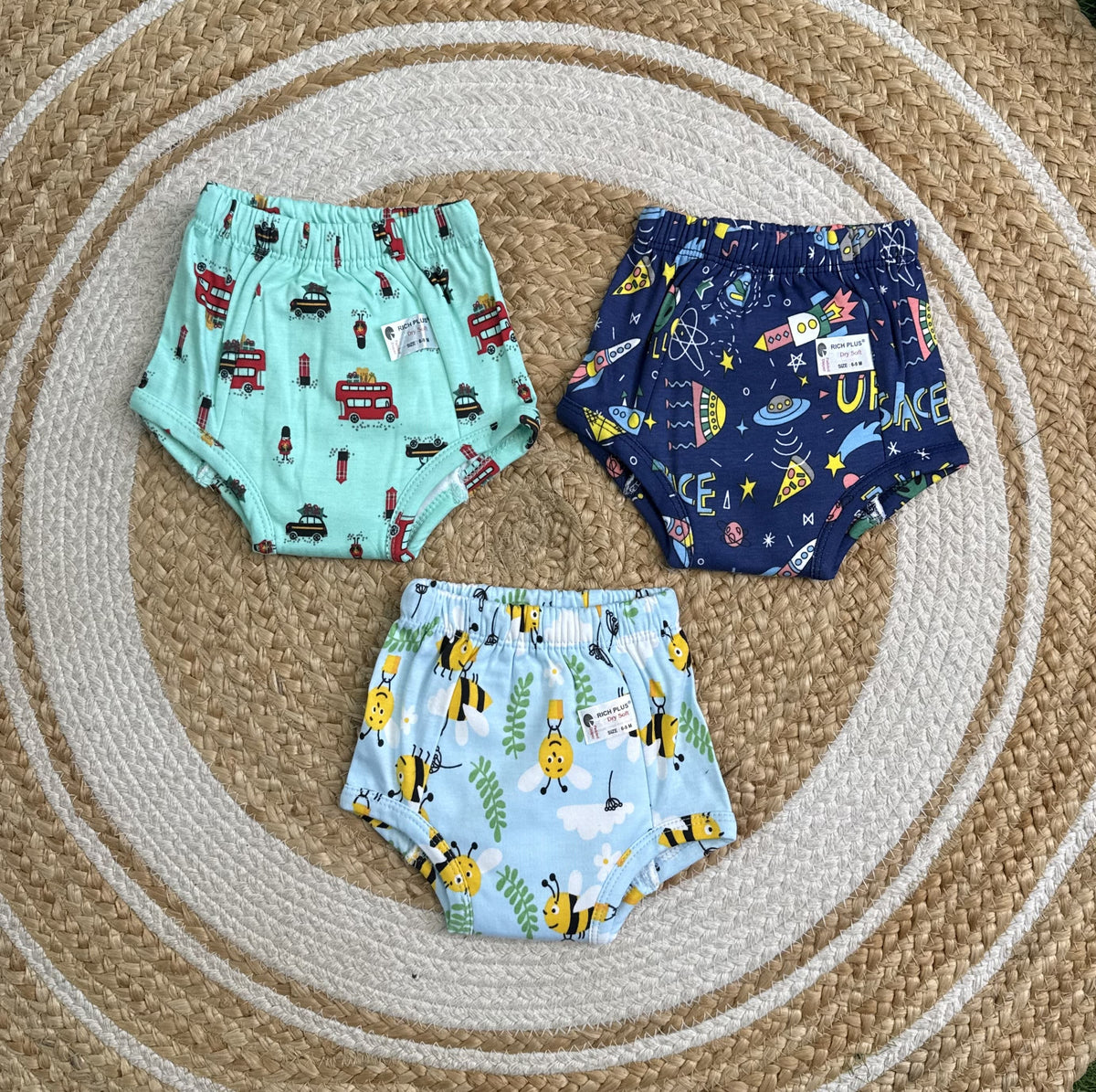 Padded Potty Training Pants- Size 0 (6-12 Months)