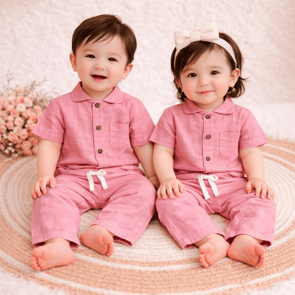 Premium Muslin Co-ord Set for Boys with Pant