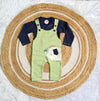 Dungaree Set Infant - Green Elephant
