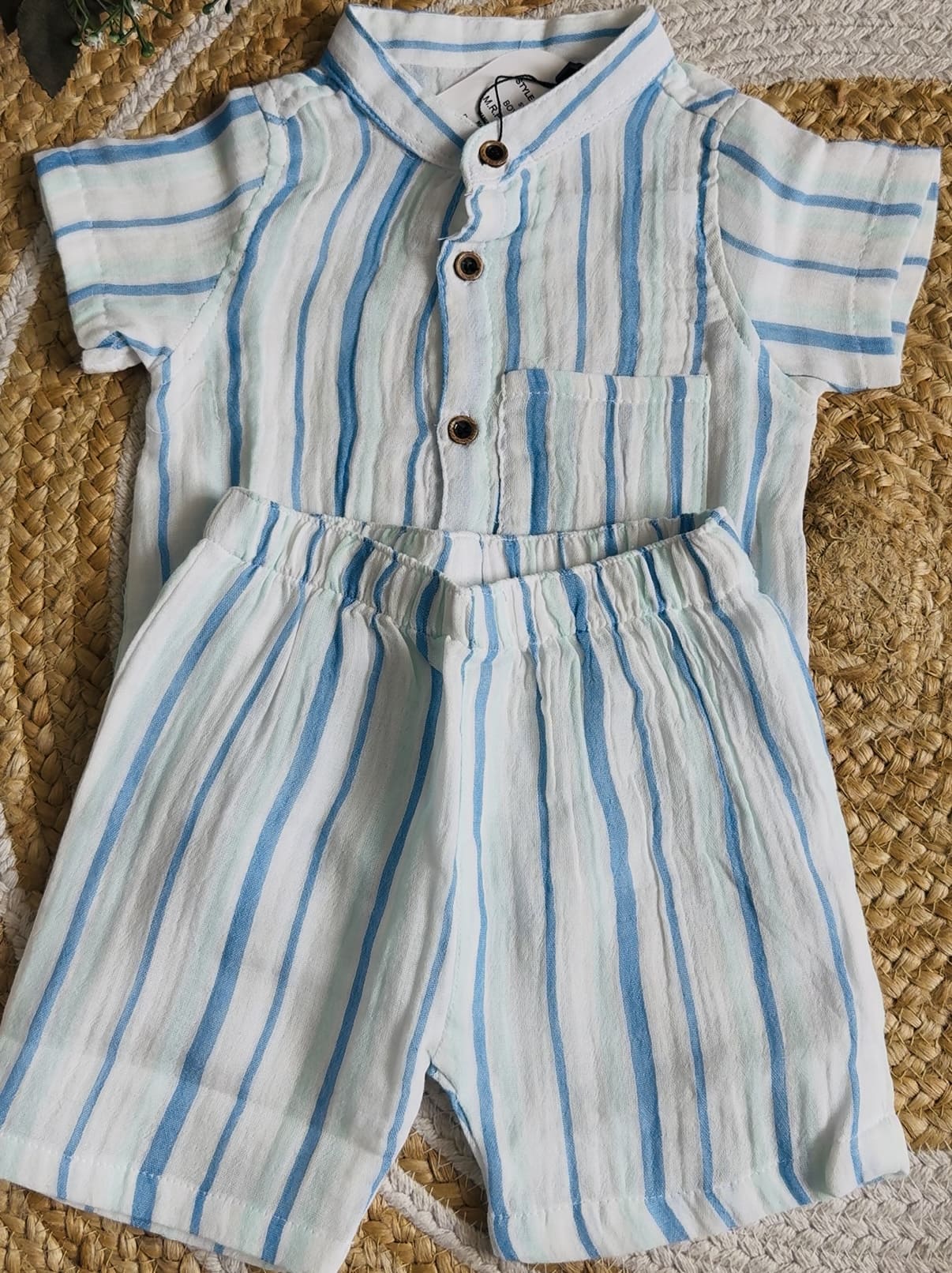 Premium Muslin Co-Ord Set for Boys