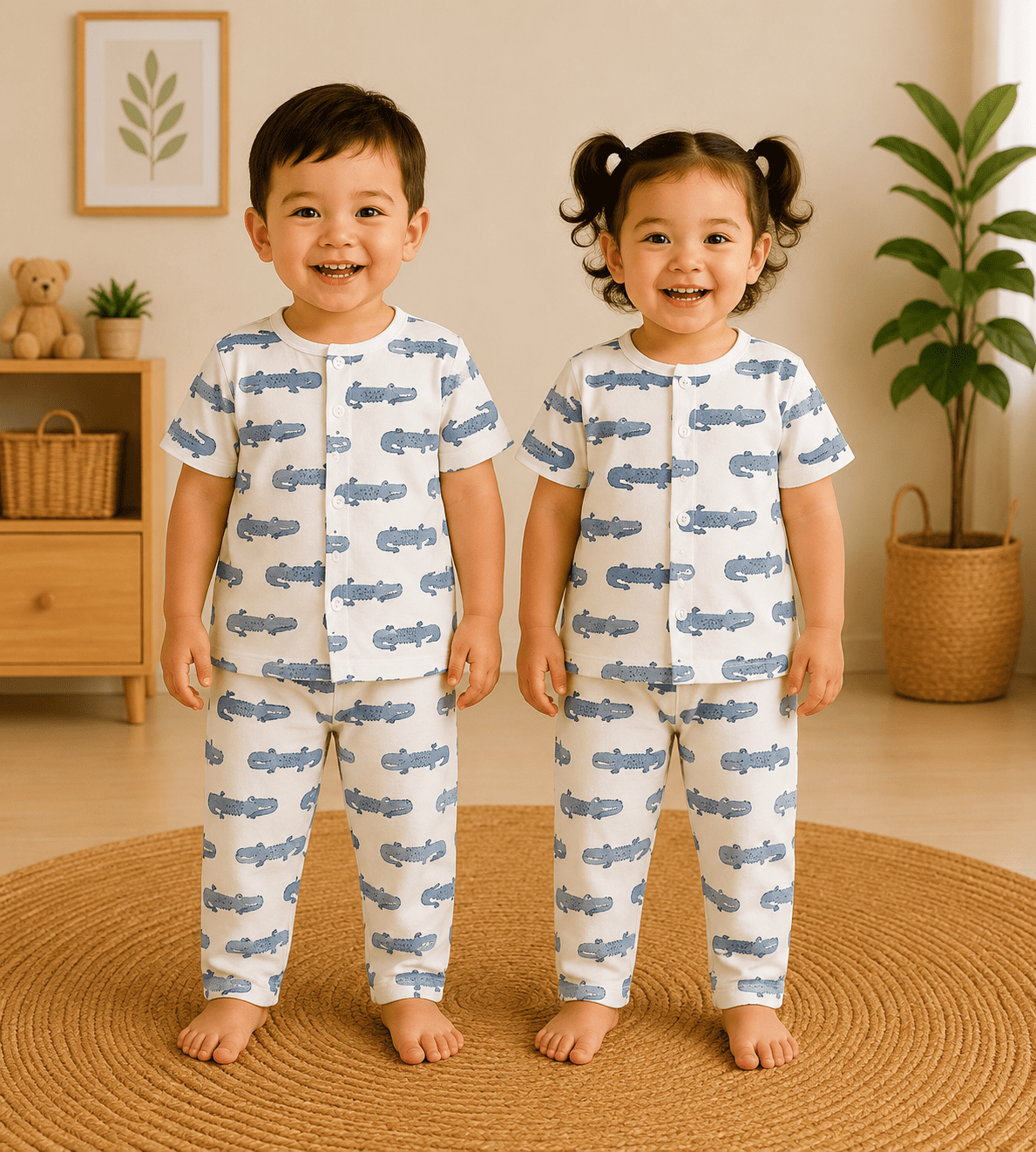 Kids Premium Cotton Night Suit