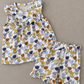 Premium Muslin Sleeveless Frill Top & Shorts Set