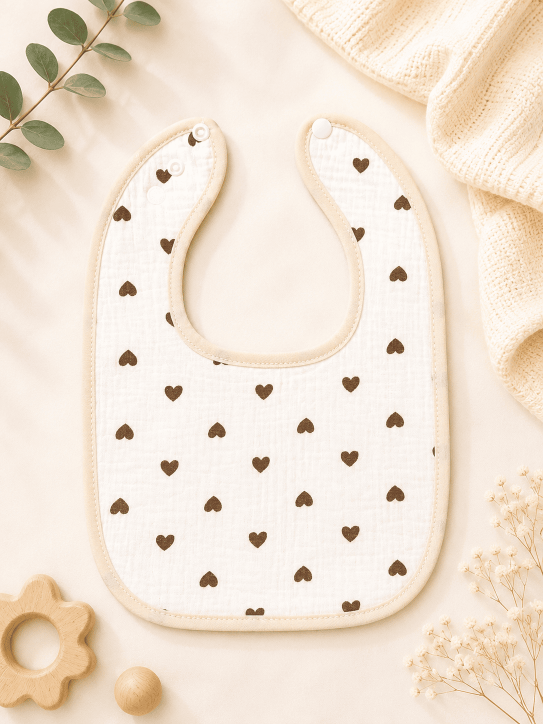 Muslin Bib - Little Heart