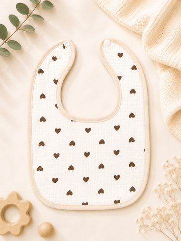 Muslin Bib - Little Heart