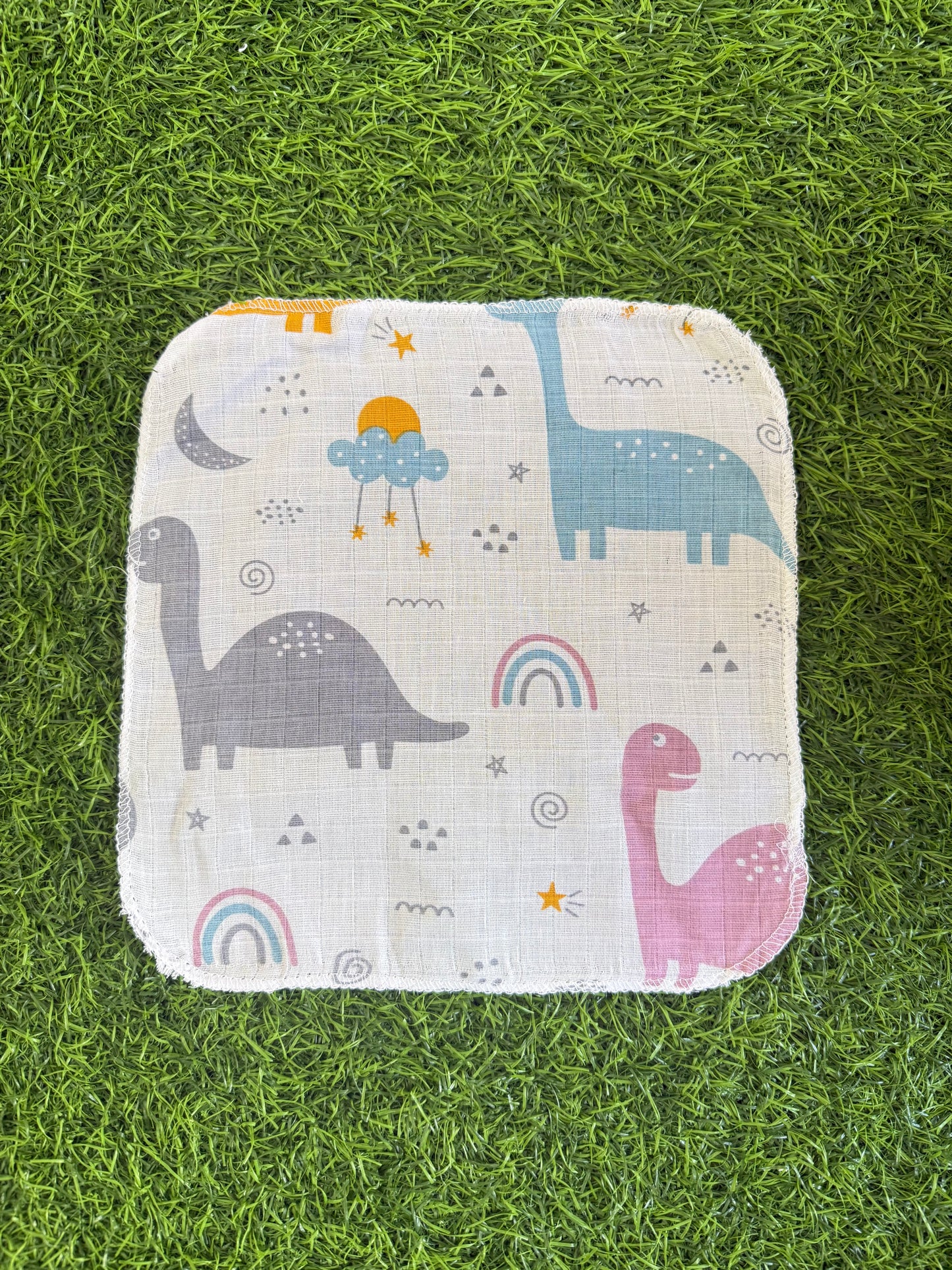 Muslin Wash Cloth – Assorted (Set of 3 Pieces) 23*23 Cm