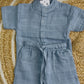 Premium Muslin Co-Ord Set - Blue