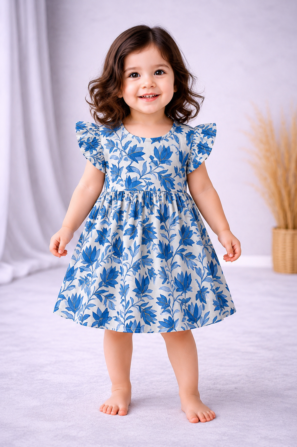 Jaipur Cotton Printed Frock for Girls