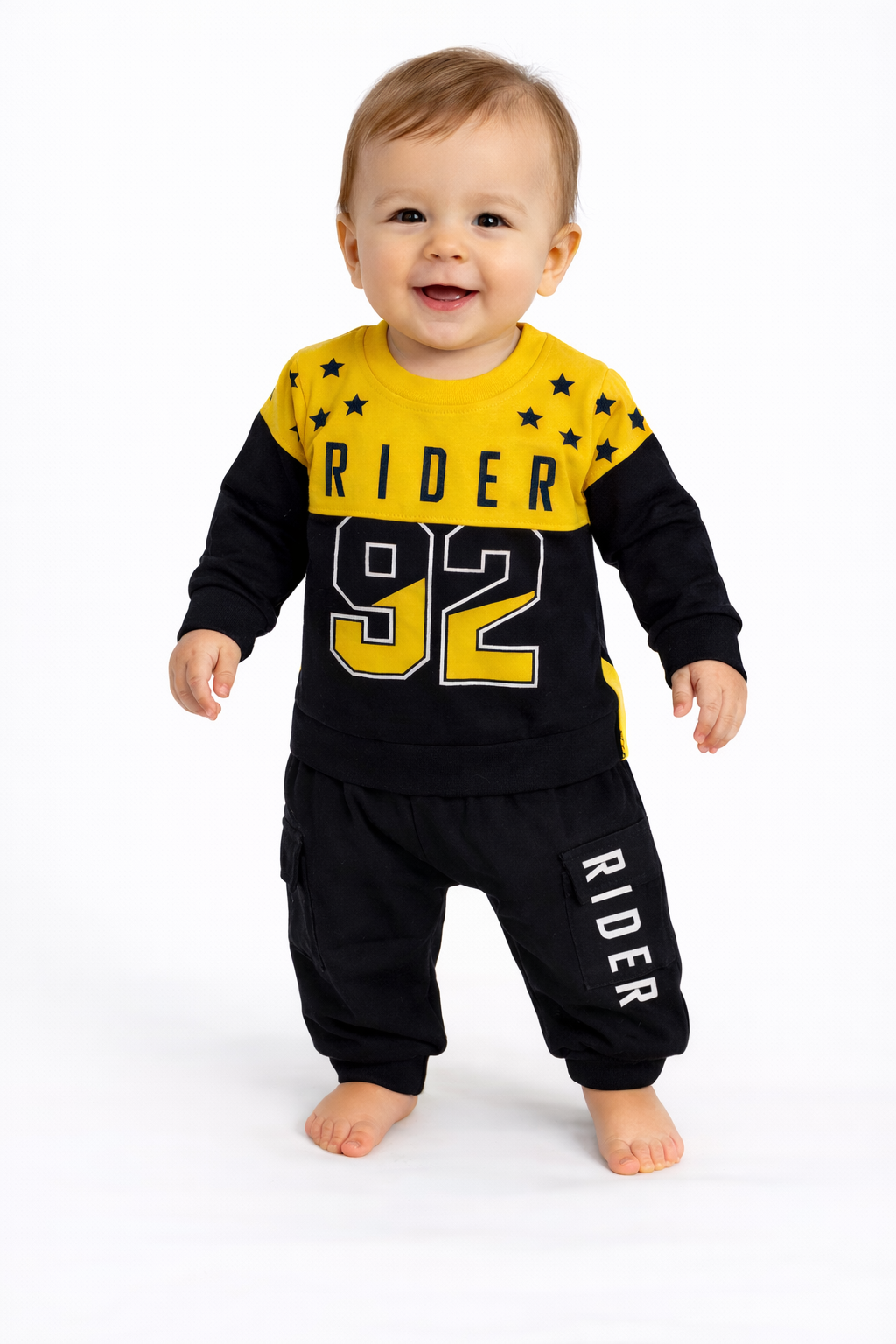 Kids Jogger Set – Yellow Rider