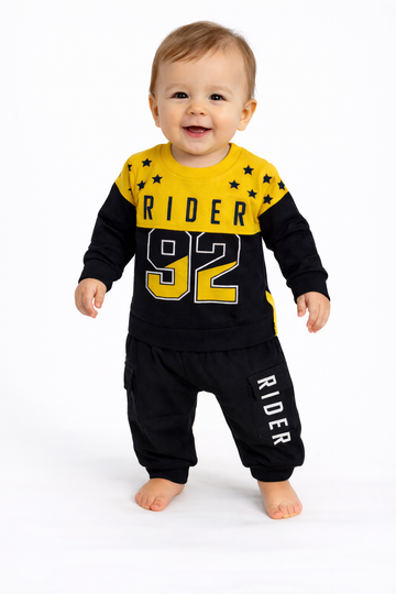 Kids Jogger Set – Yellow Rider