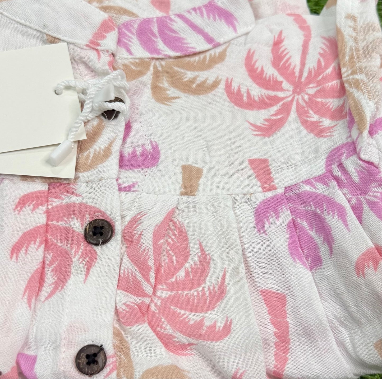 Muslin Girls Co-ords Set - Pink Tree